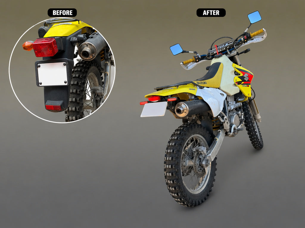 DR-Z400 Tail Tidy & Fender Eliminator by Flexi Fender
