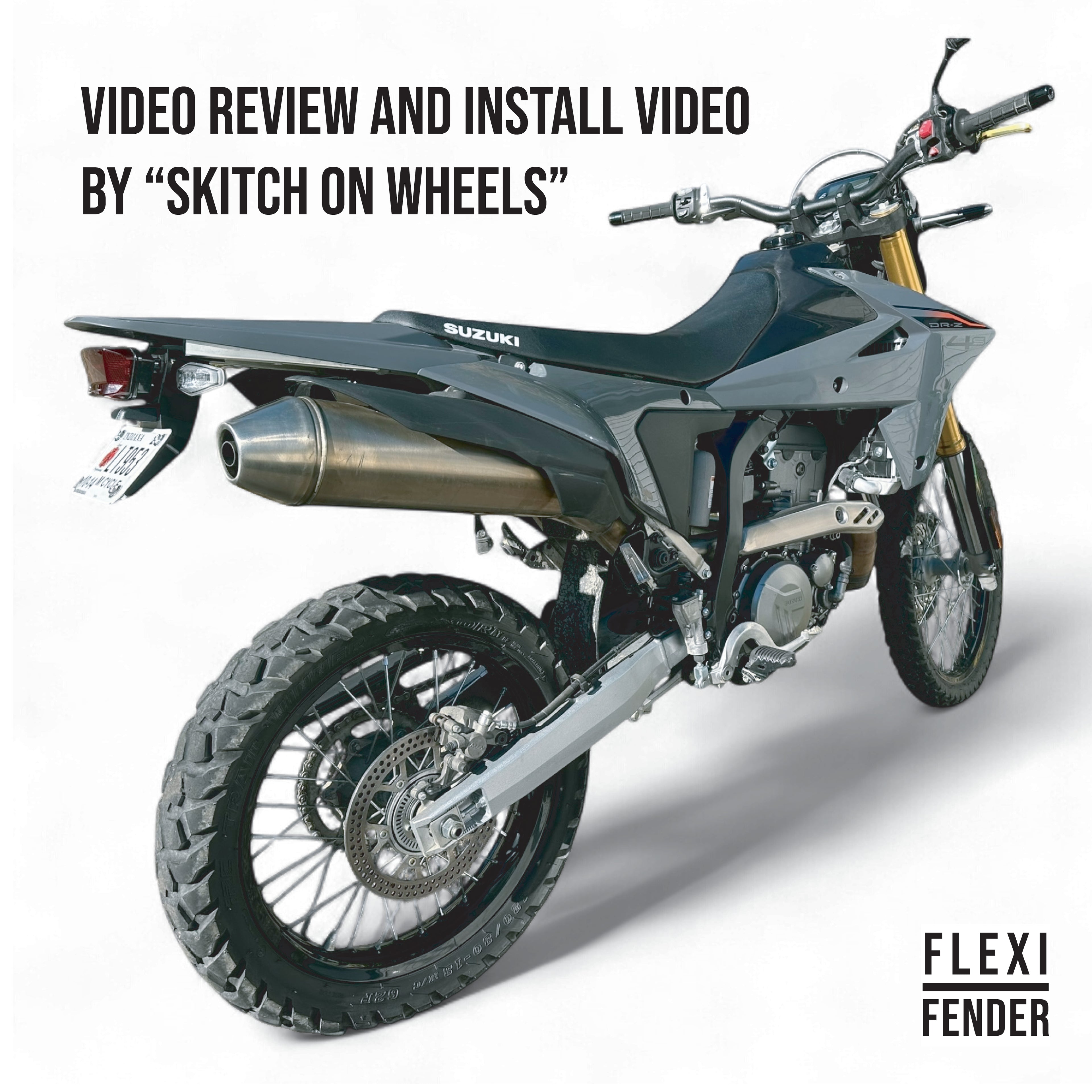 DR-Z4S Tail Tidy & Fender Eliminator by Flexi Fender