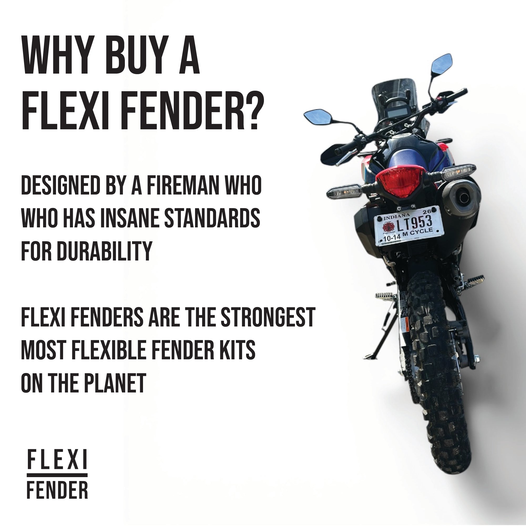 CRF 300L Tail Tidy & Fender Eliminator by Flexi Fender