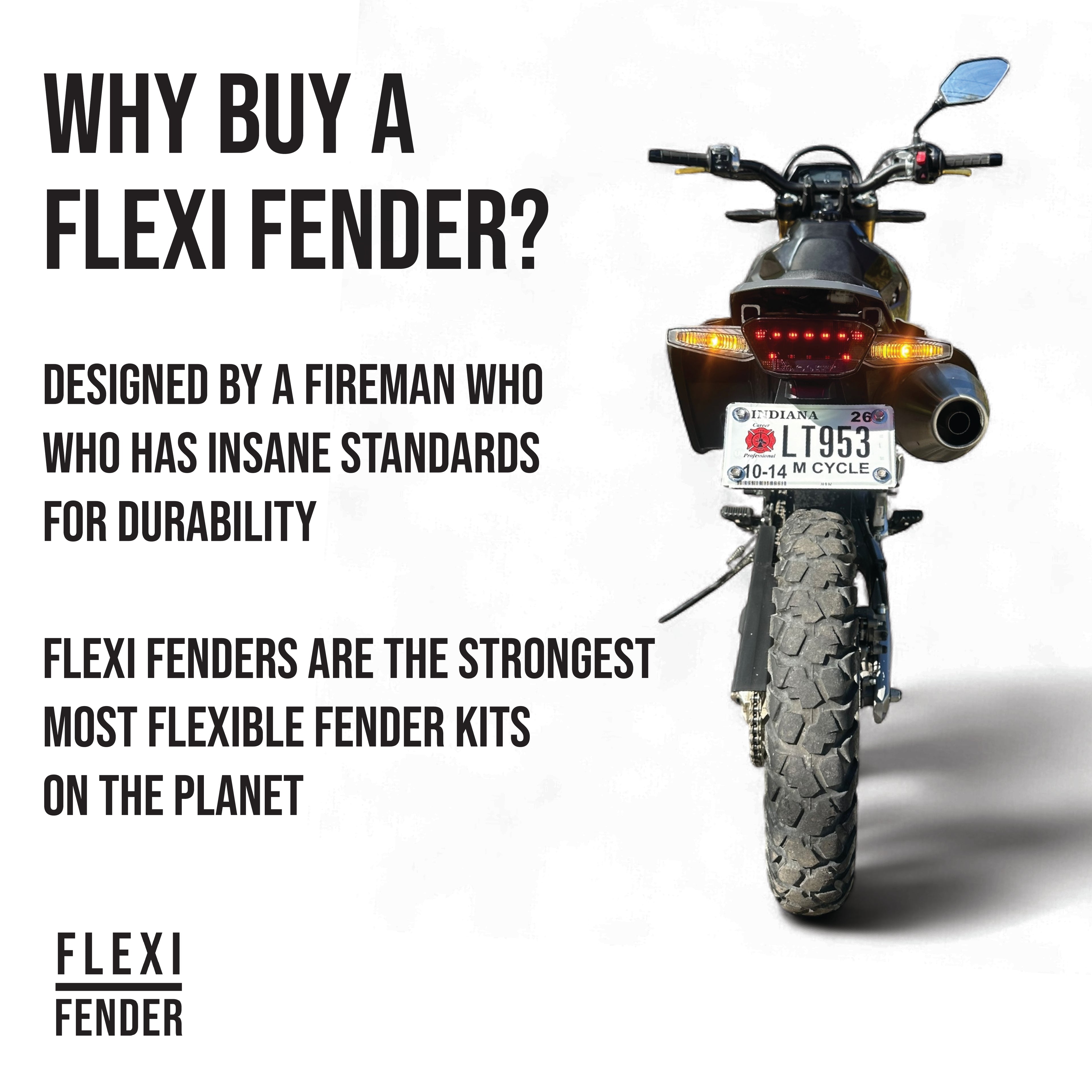 DR-Z4S Tail Tidy & Fender Eliminator by Flexi Fender