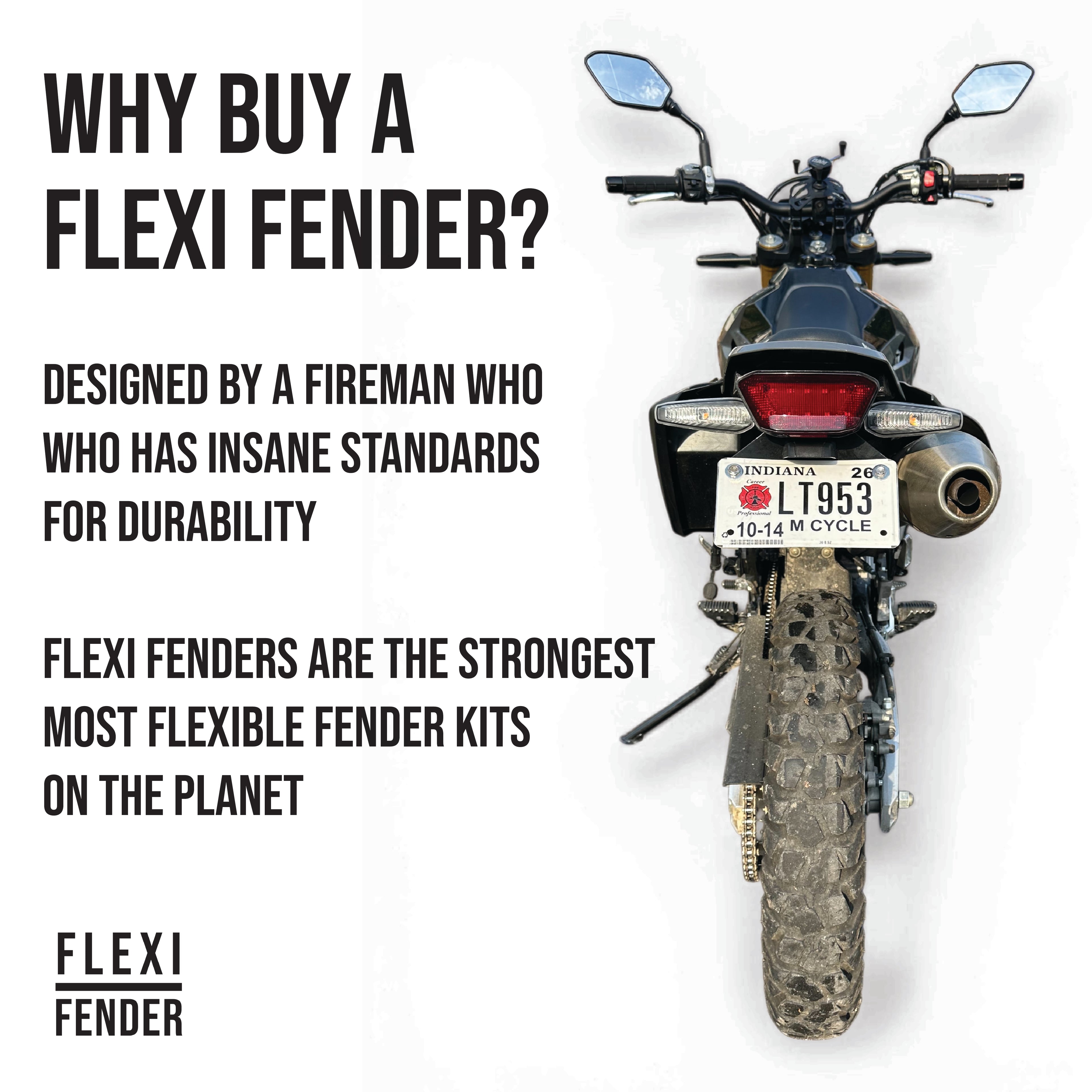 DR-Z4S Tail Tidy & Fender Eliminator by Flexi Fender