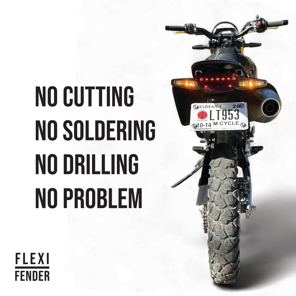 DR-Z4S Tail Tidy & Fender Eliminator by Flexi Fender