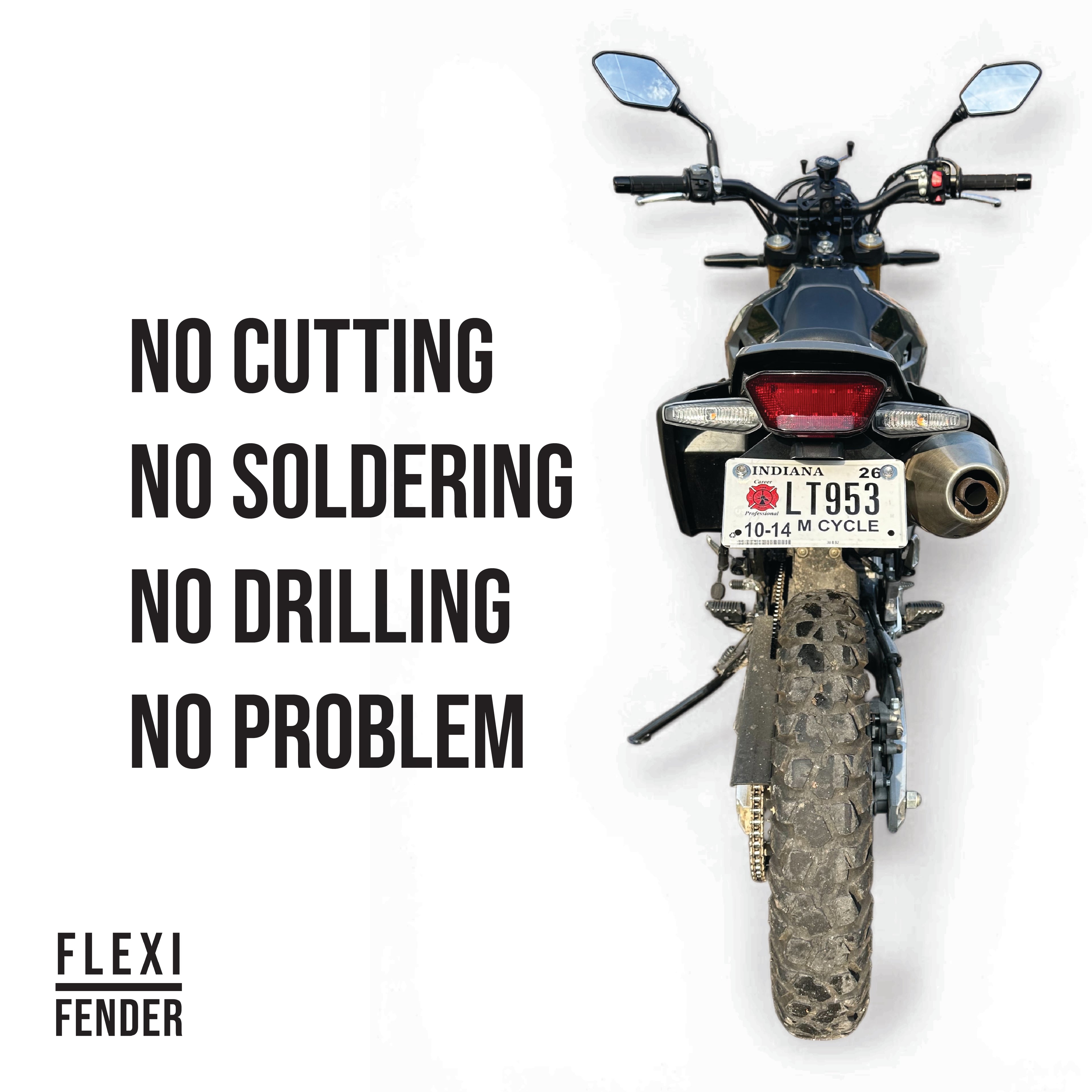 DR-Z4S Tail Tidy & Fender Eliminator by Flexi Fender