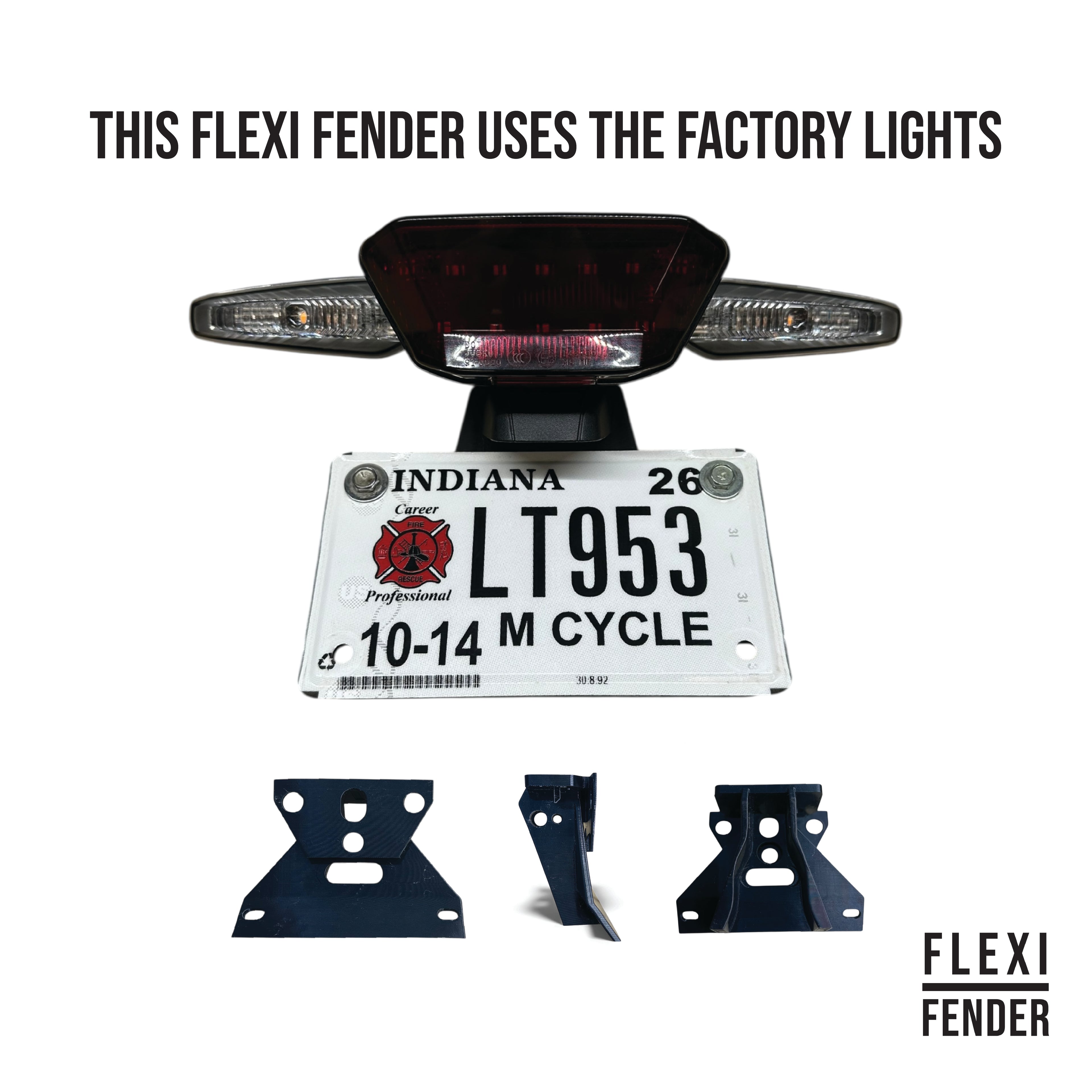 DR-650 Tail Tidy & Fender Eliminator by Flexi Fender