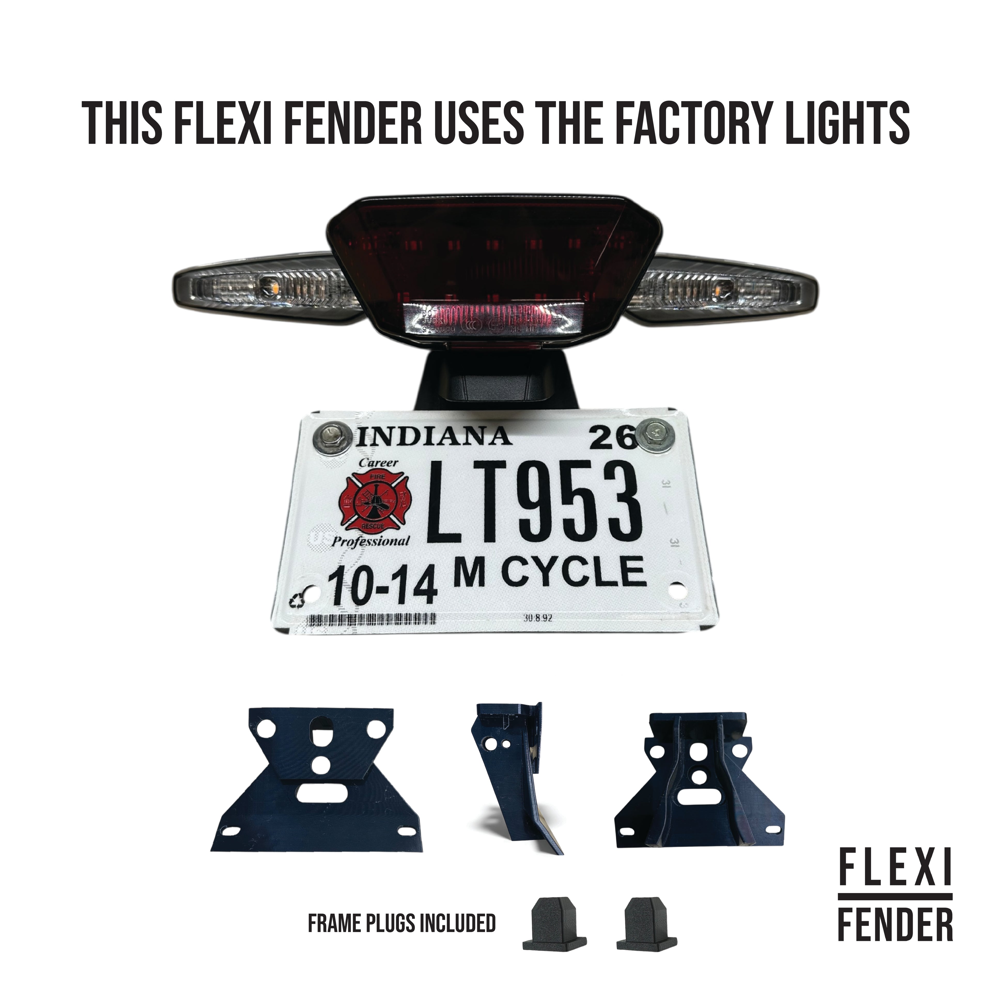 DR-Z4S Tail Tidy & Fender Eliminator by Flexi Fender