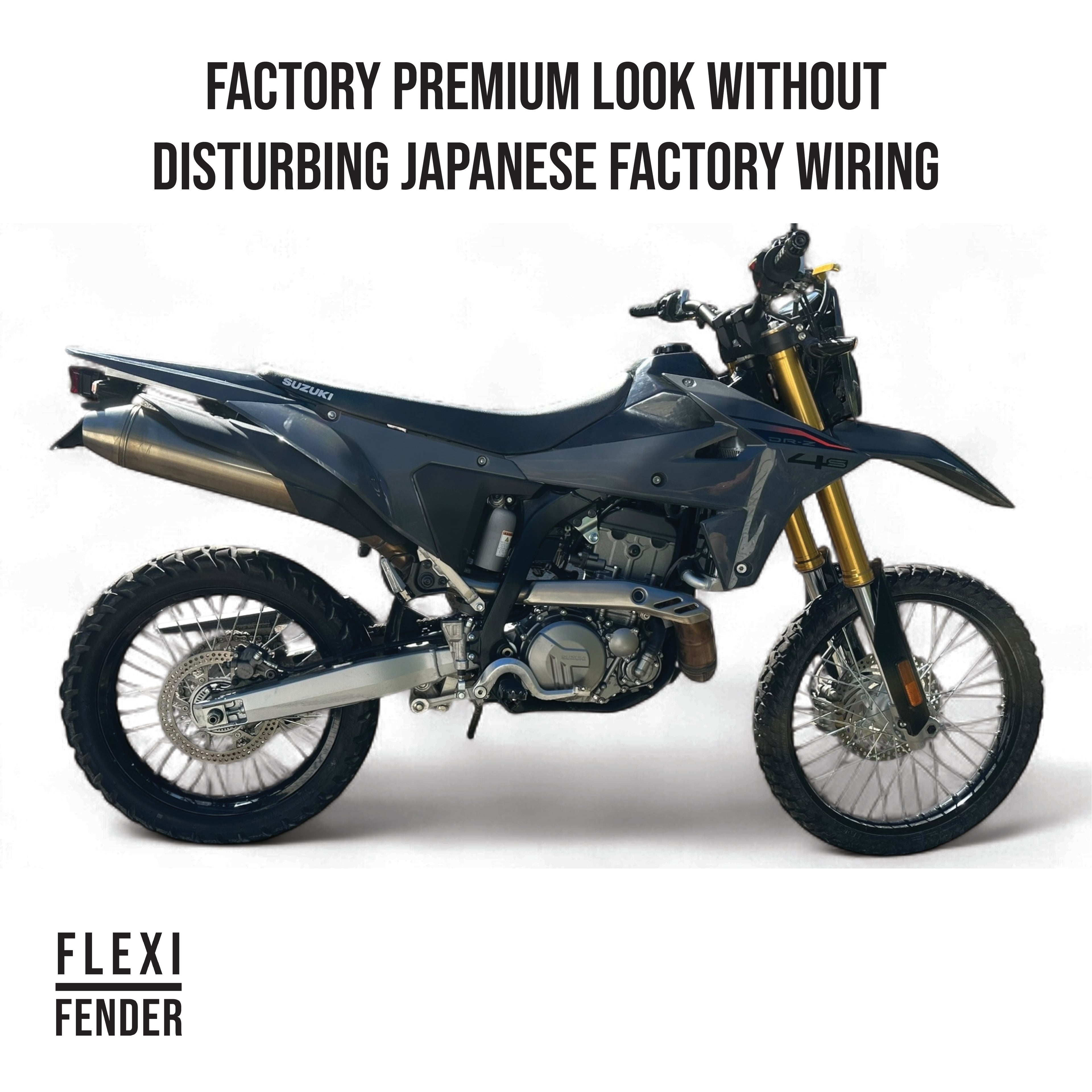DR-Z400 Tail Tidy & Fender Eliminator by Flexi Fender