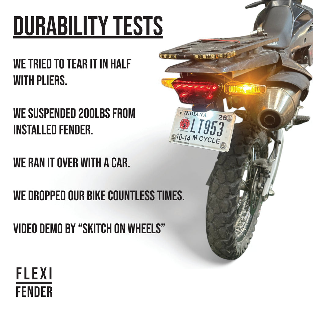 DR-Z4S Tail Tidy & Fender Eliminator by Flexi Fender