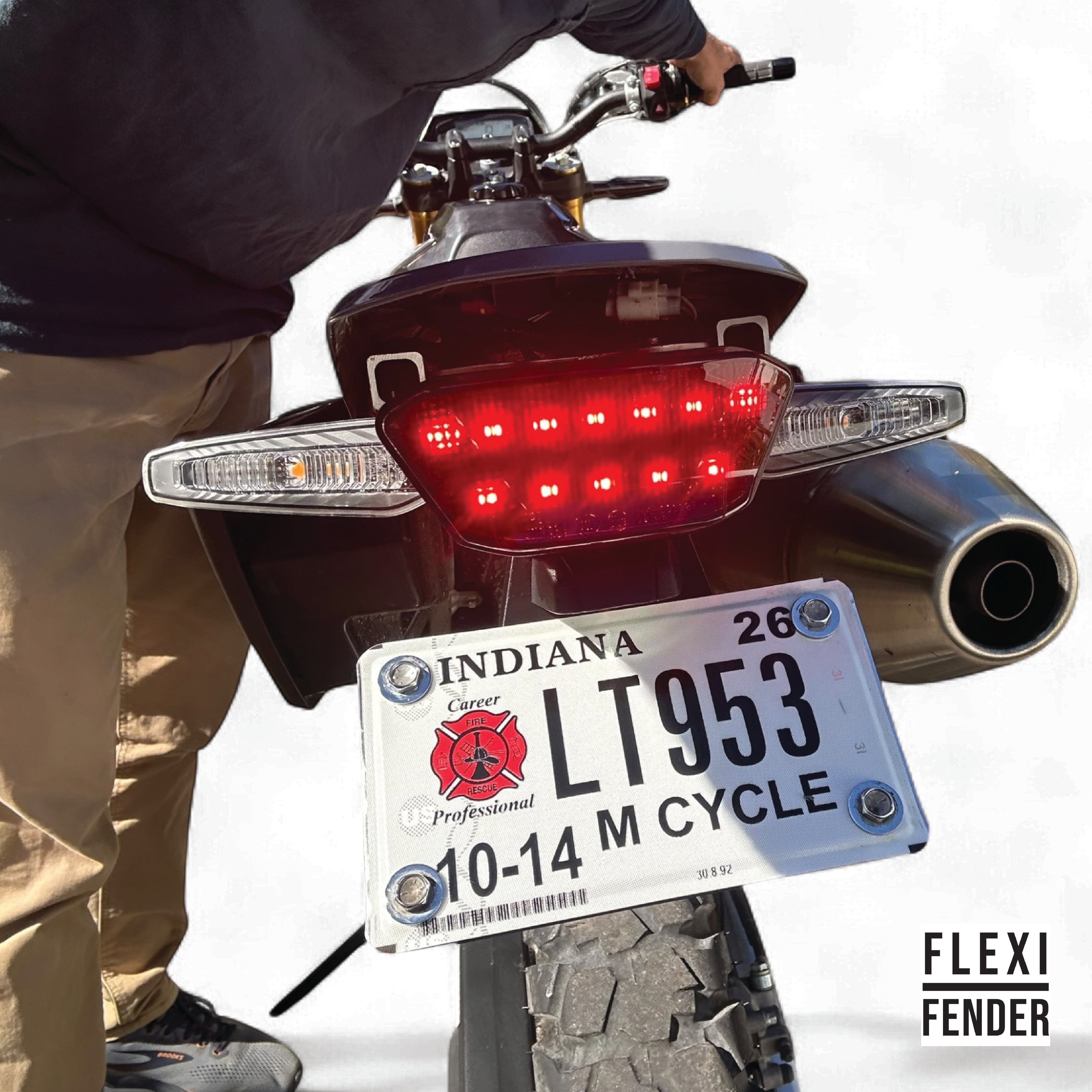 DR-650 Tail Tidy & Fender Eliminator by Flexi Fender